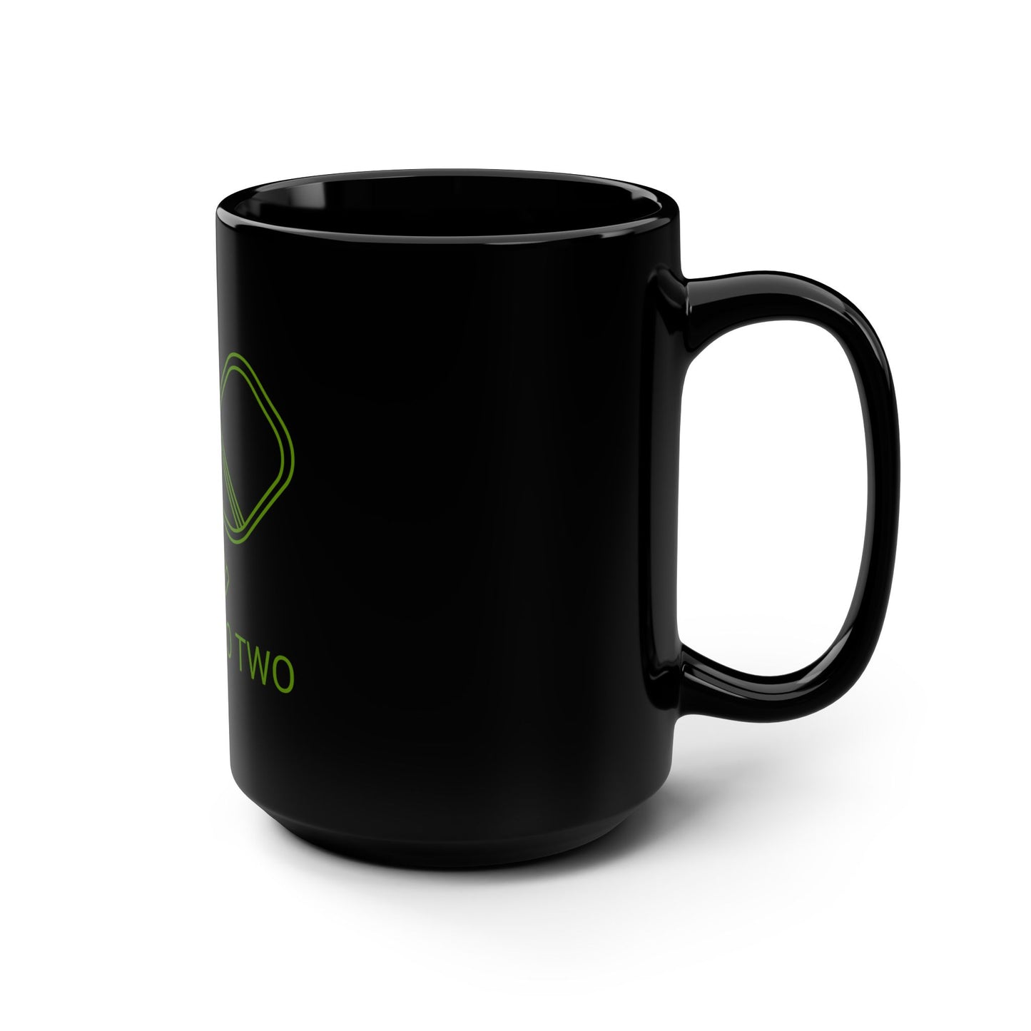 Zero Zero Two // Black Mug, 15oz