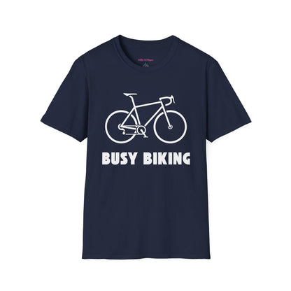 Busy (Road) Biking // Unisex Softstyle T-Shirt