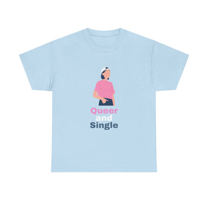 Queer and Single // Short Sleeve Tee