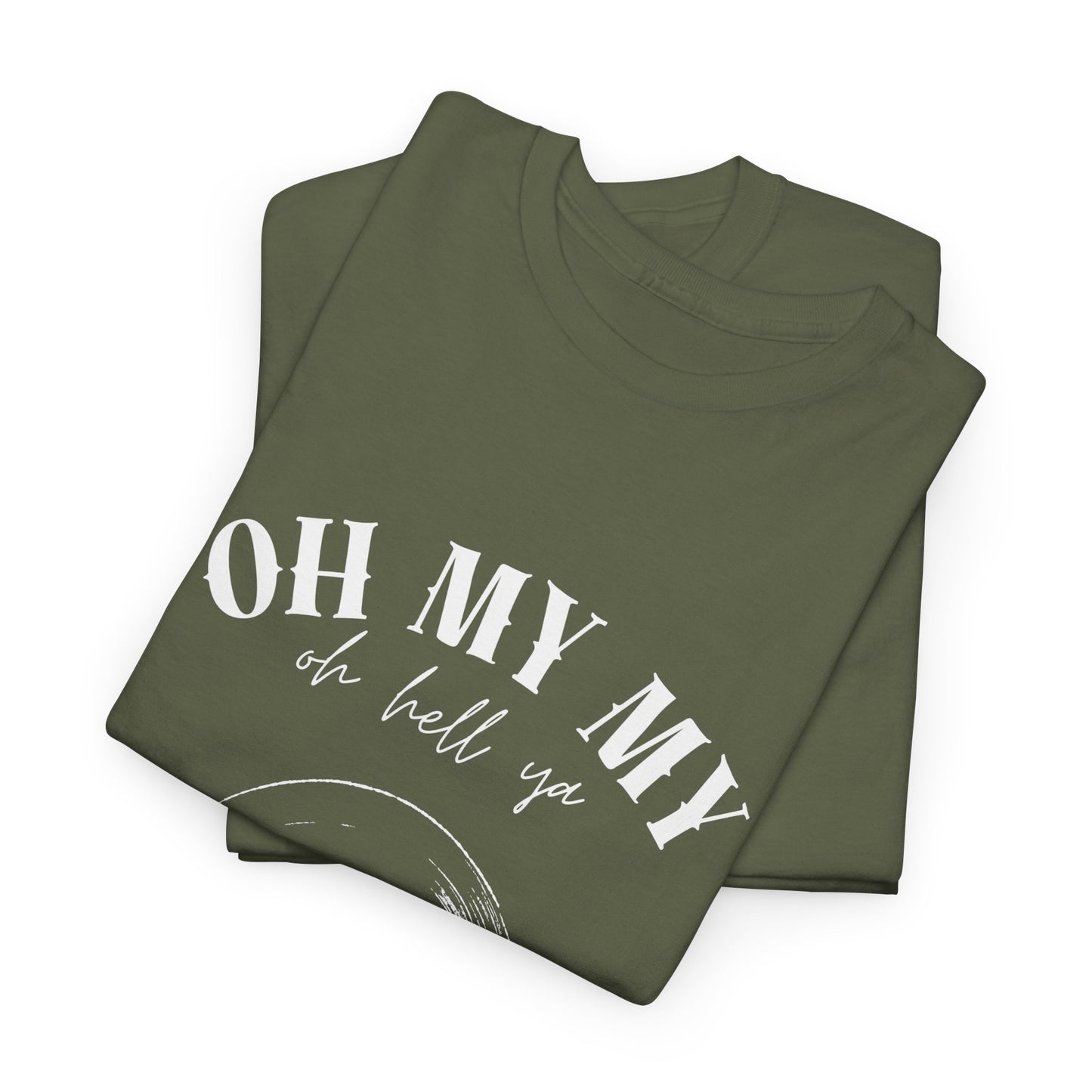 Oh My My Vintage Vinyl Graphic // Unisex Heavy Cotton Tee - Perfect for Music Lovers