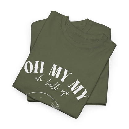 Oh My My Vintage Vinyl Graphic // Unisex Heavy Cotton Tee - Perfect for Music Lovers