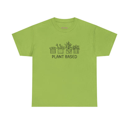Plant Based // Unisex Heavy Cotton Tee - Perfect for Everyday Comfort