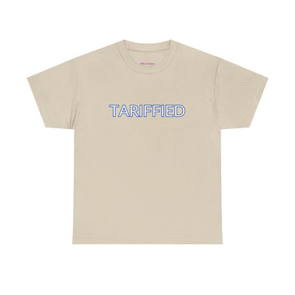 Tarrified // Unisex Heavy Cotton Tee - Scary Economy Statement Shirt