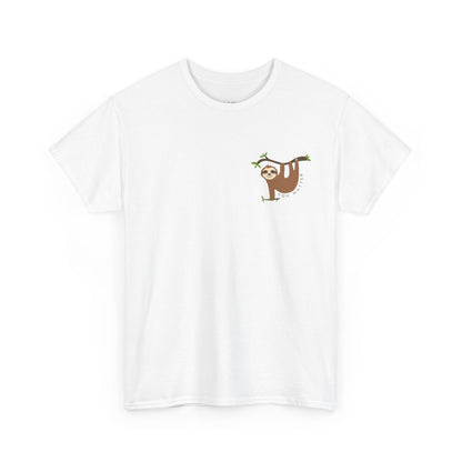 Keep Hangin' On - Sloth // Unisex Heavy Cotton Tee - Motivational