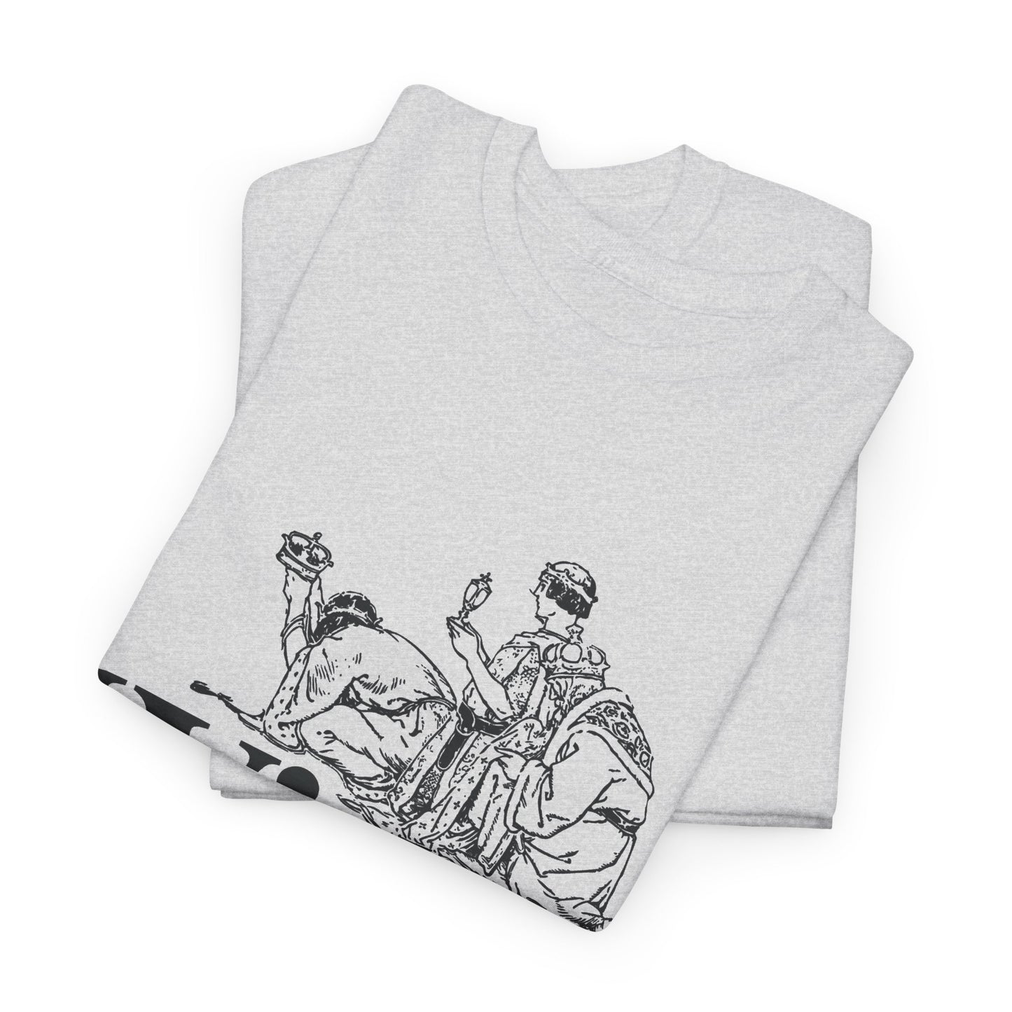 Wise Guys Unisex Heavy Cotton Tee - Stylish Graphic Tee for Casual Wear
