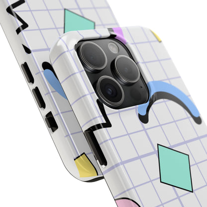 90s Baby Zig Zag and Shapes // iPhone Case