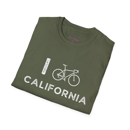 I (Road) Bike California // Unisex Softstyle T-Shirt