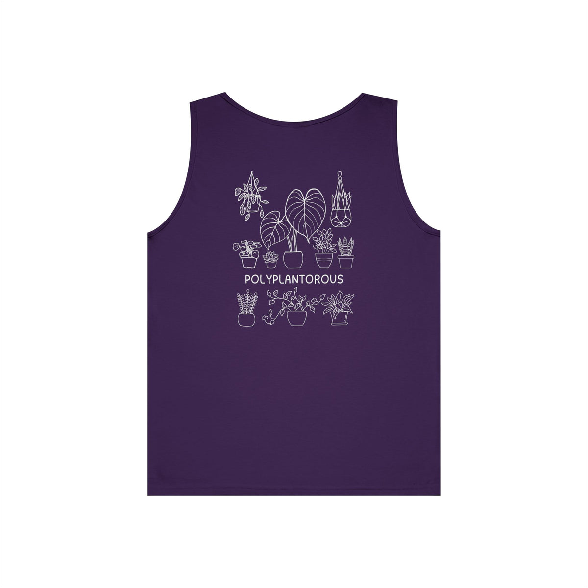 polyPLANTorous // Unisex Heavy Cotton Tank Top - Polyplantorous Plant Lover Design