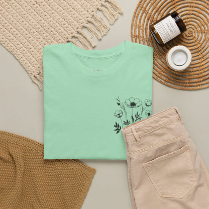 We're Rooting For You - Flowers // Unisex Heavy Cotton Tee - Perfect for Everyday Comfort