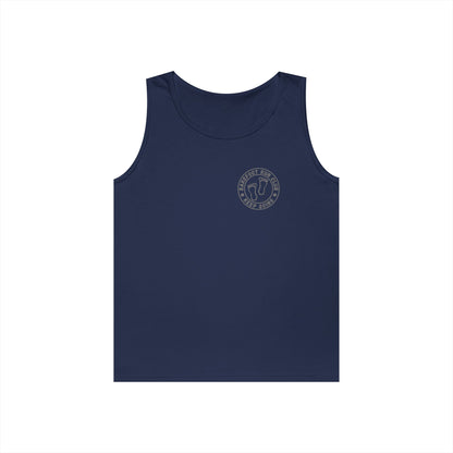 Barefoot Run Club // Bigfoot Founding Member // Double Sided Unisex Heavy Cotton Tank Top