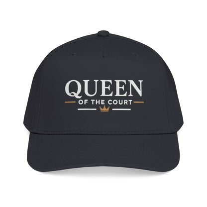 Black on Black - Queen of the Court - Mid Profile Baseball Cap