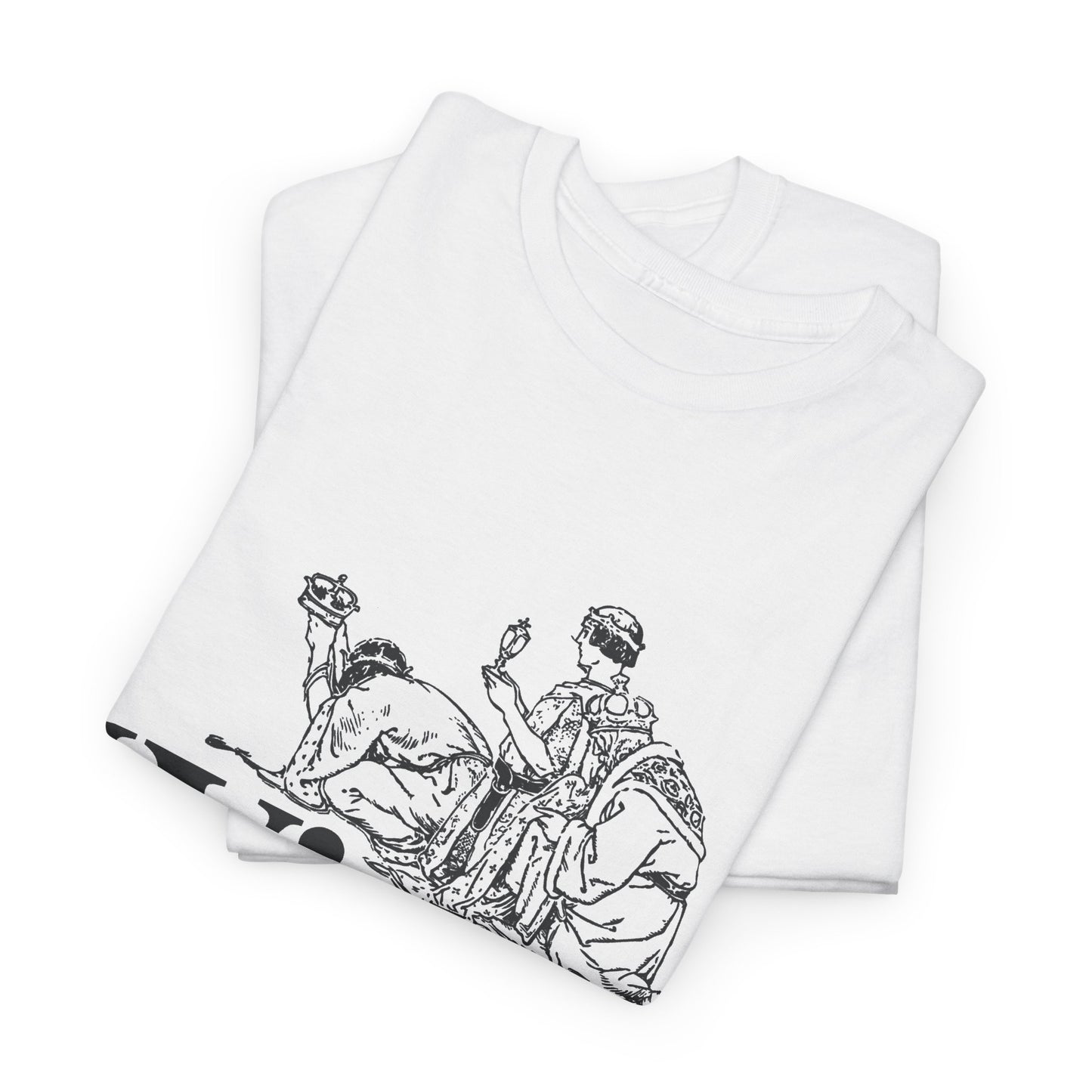 Wise Guys Unisex Heavy Cotton Tee - Stylish Graphic Tee for Casual Wear