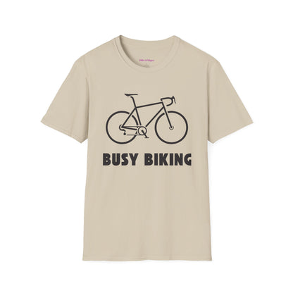 Busy (Road) Biking // Unisex Softstyle T-Shirt