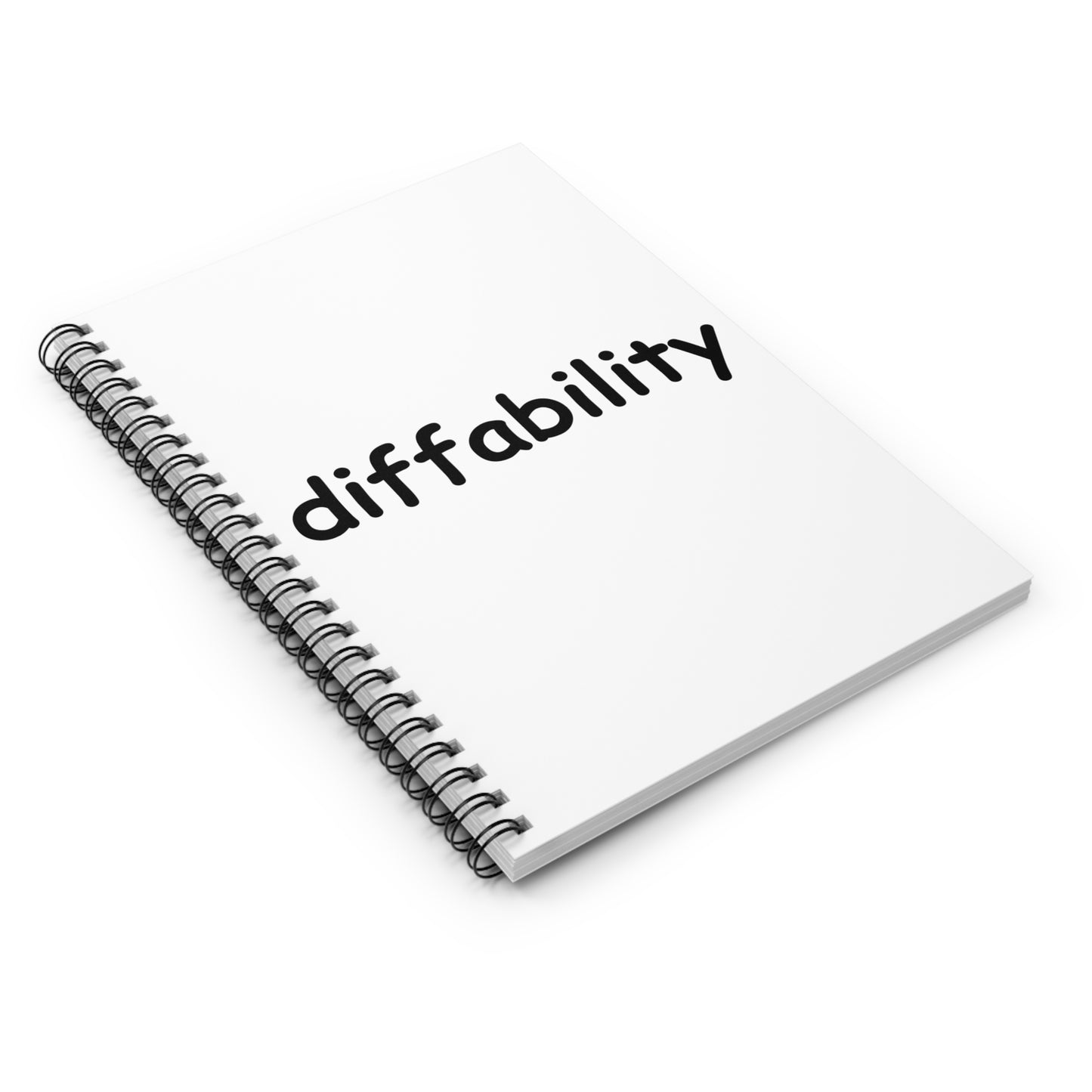 diffability // Spiral Notebook - Ruled Line