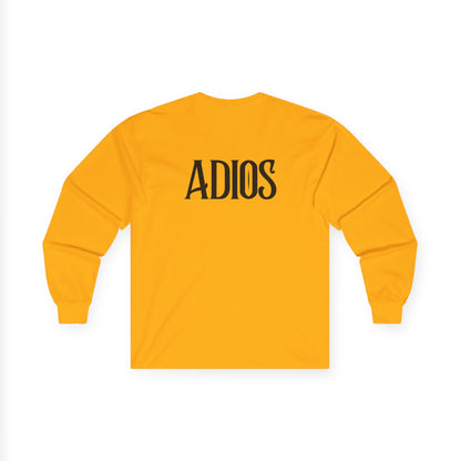 Howdy & Adios // Unisex Long Sleeve Tee | Casual Cotton Top for Friends & Farewells