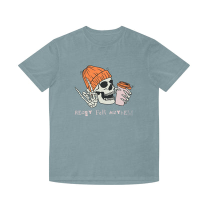 Skull Coffee Tee — 'Ready for Mayhem' Casual Graphic T-Shirt