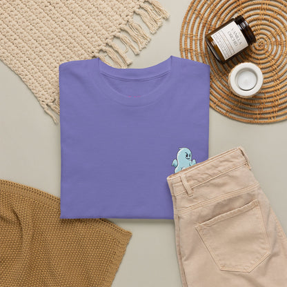 'Power Bottom Autumn' Blue Ghost // Playful Unisex Heavy Cotton Tee