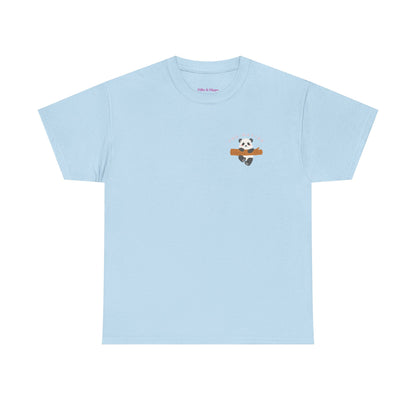 Keep Hangin' On - Panda // Unisex Heavy Cotton Tee -Vibes Graphic Shirt