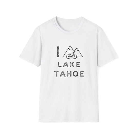 I (Mountain) Bike Lake Tahoe // Unisex Softstyle T-Shirt