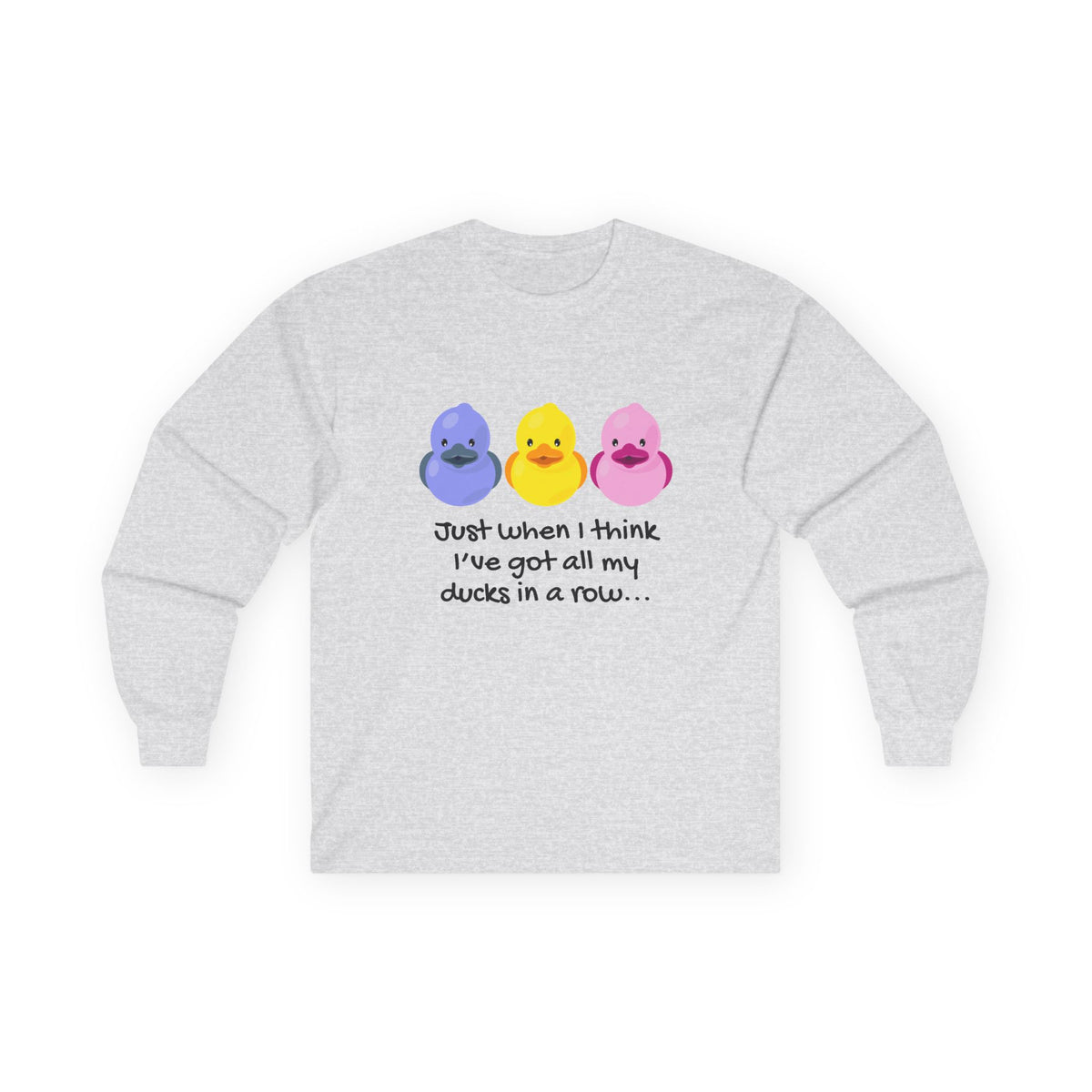 Ducks in a Row // Unisex Ultra Cotton Long Sleeve Tee