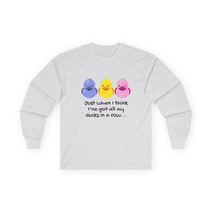 Ducks in a Row // Unisex Ultra Cotton Long Sleeve Tee