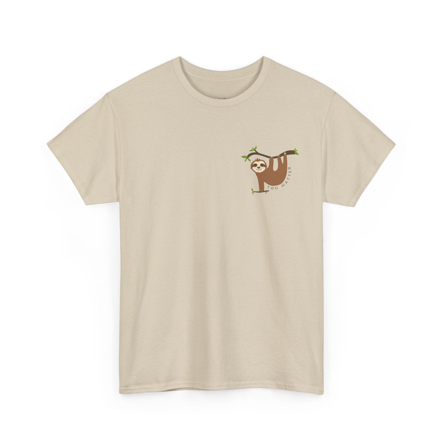 Keep Hangin' On - Sloth // Unisex Heavy Cotton Tee - Motivational