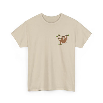 Keep Hangin' On - Sloth // Unisex Heavy Cotton Tee - Motivational