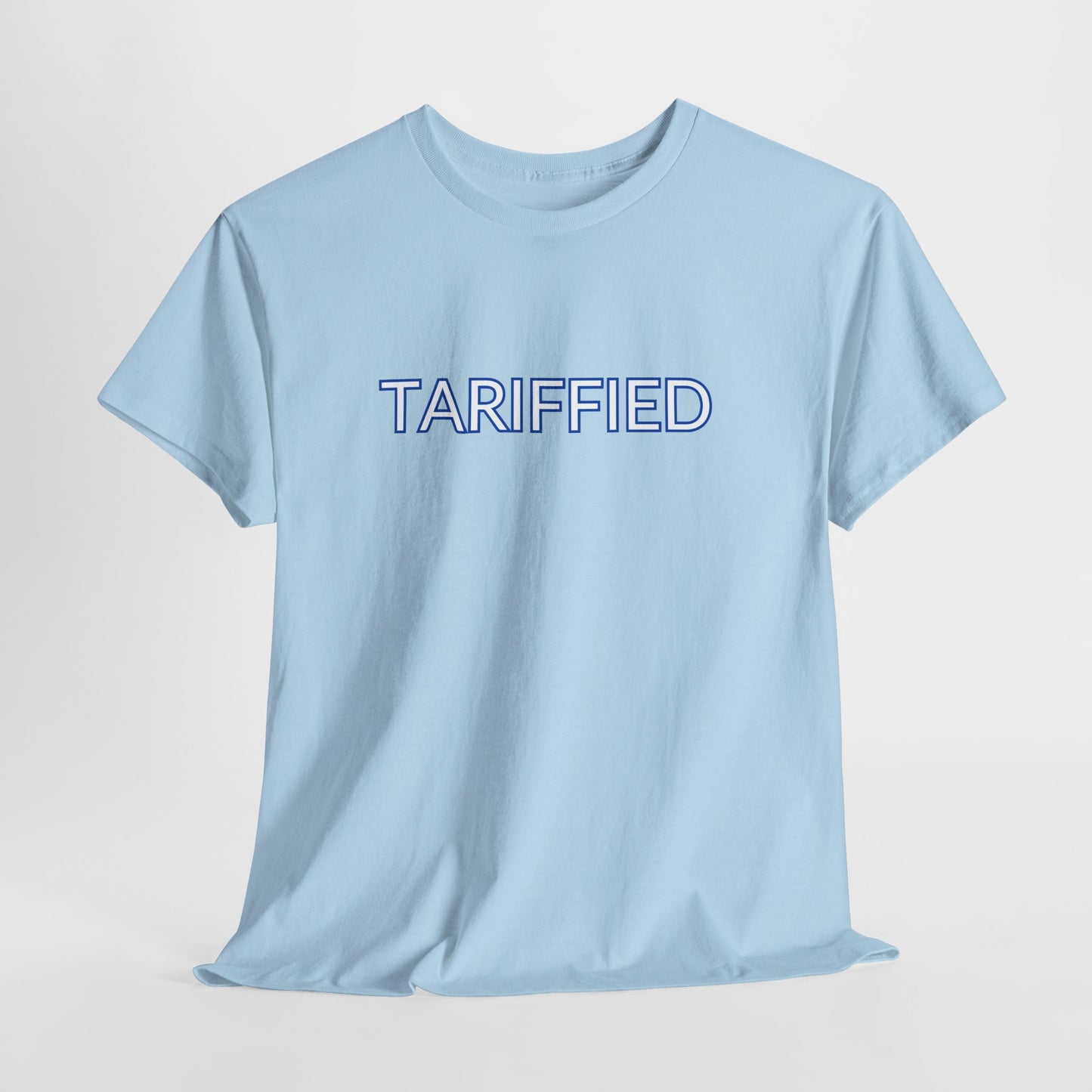 Tarrified // Unisex Heavy Cotton Tee - Scary Economy Statement Shirt