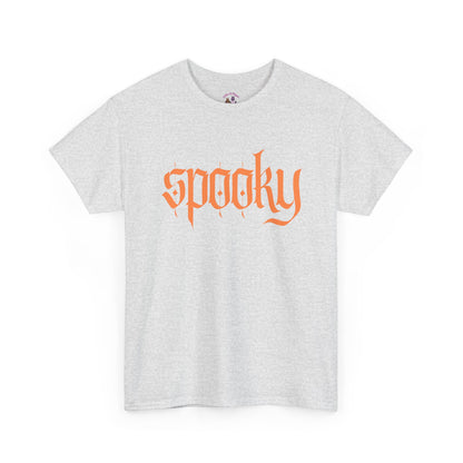 Spooky Unisex Heavy Cotton Tee, Halloween Shirt, Cute Fall T-Shirt, Casual Wear, Gift for Friends, Seasonal Apparel