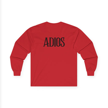 Howdy & Adios // Unisex Long Sleeve Tee | Casual Cotton Top for Friends & Farewells
