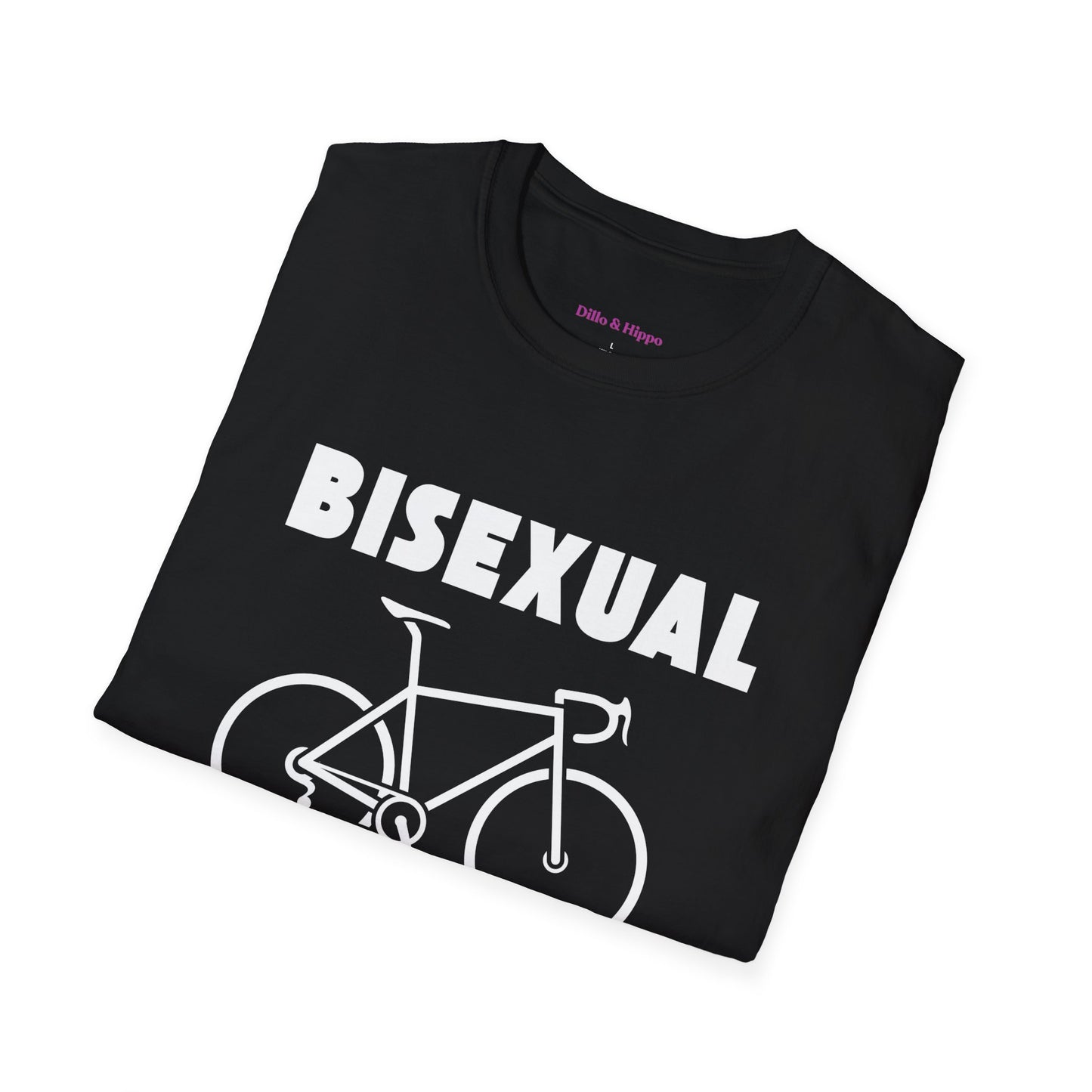 Bisexual (Road) Bicyclist  // Unisex Softstyle T-Shirt