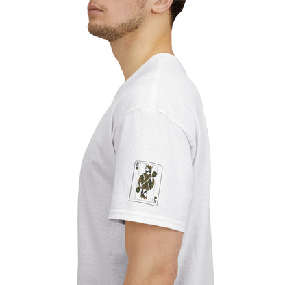 Pickleball - King of the Court Card Tee — Sleeve Design Vintage Playing Card Graphic T-Shirt