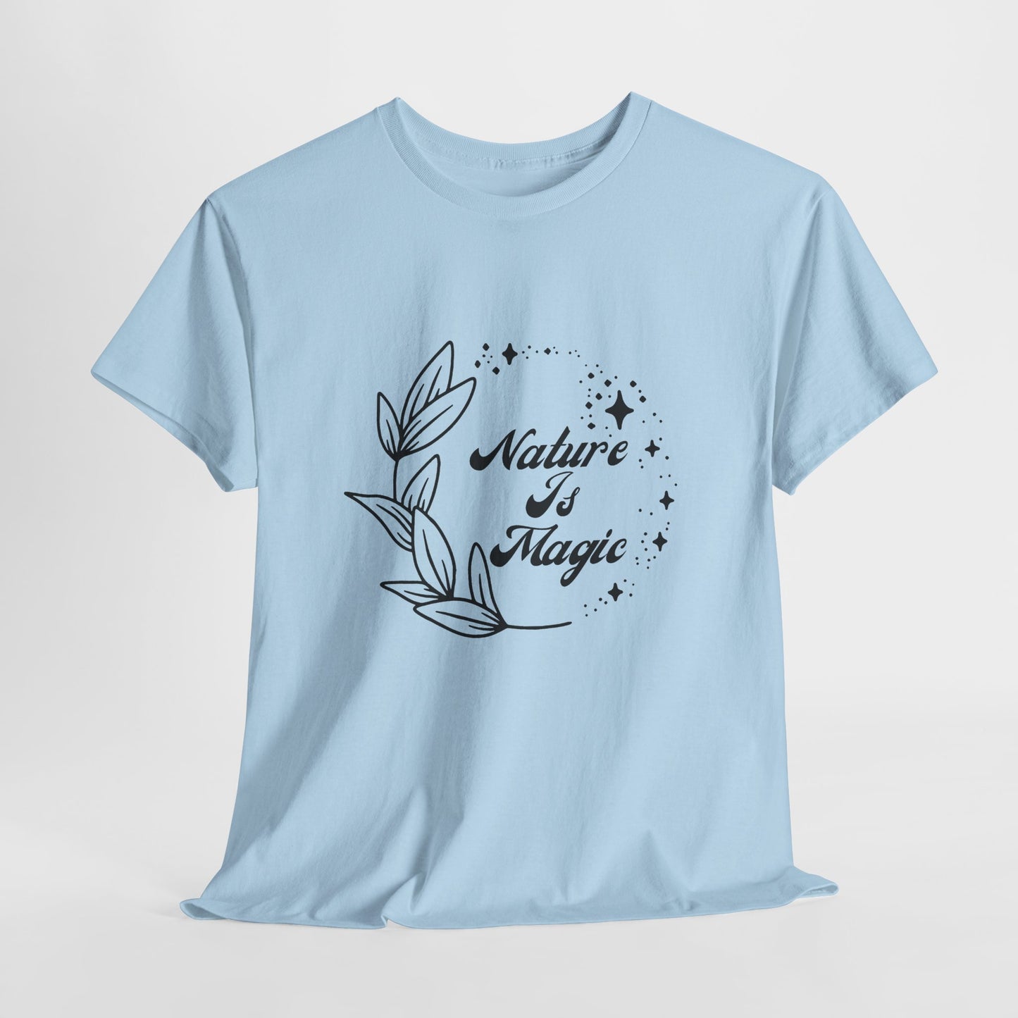 Nature is Magic // Unisex Heavy Cotton Tee - Nature-Themed Casual Wear