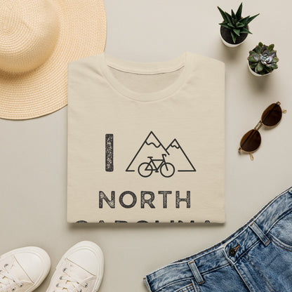 I (Mountain) Bike North Carolina // Unisex Softstyle T-Shirt