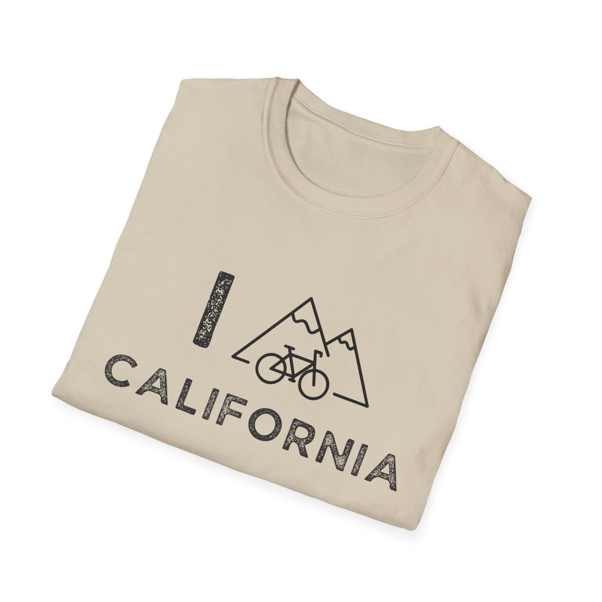 I (Mountain) Bike California // Unisex Softstyle T-Shirt