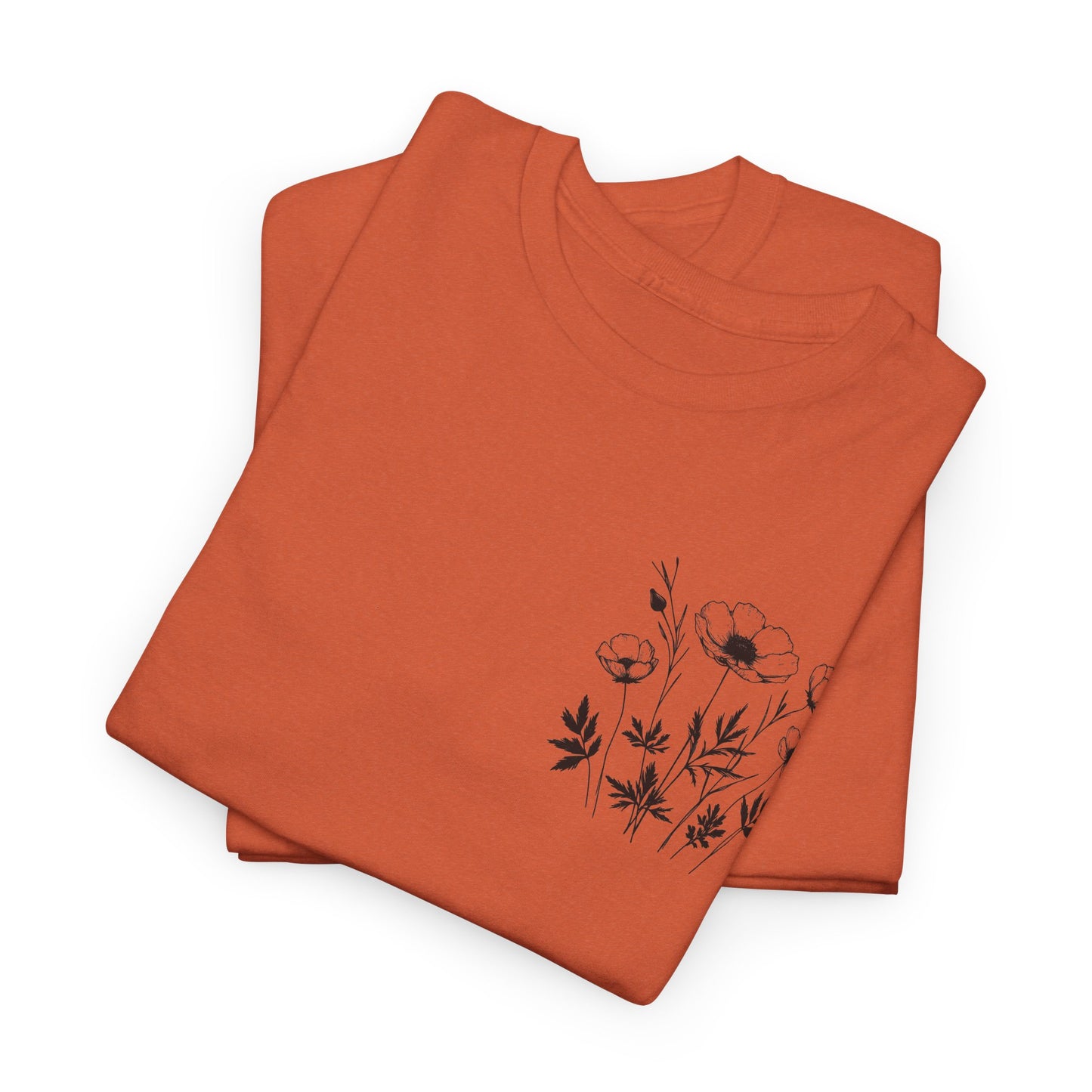 We're Rooting For You - Flowers // Unisex Heavy Cotton Tee - Perfect for Everyday Comfort