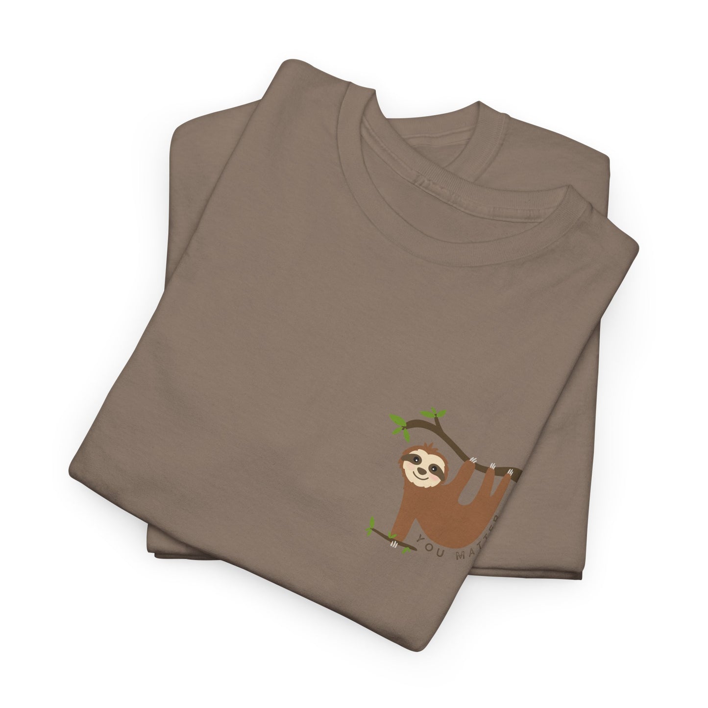 Keep Hangin' On - Sloth // Unisex Heavy Cotton Tee - Motivational