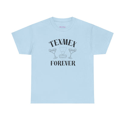 Tex-Mex Forever - Ritas & Queso // Unisex Heavy Cotton Tee - Fun Casual T-Shirt for Food Lovers
