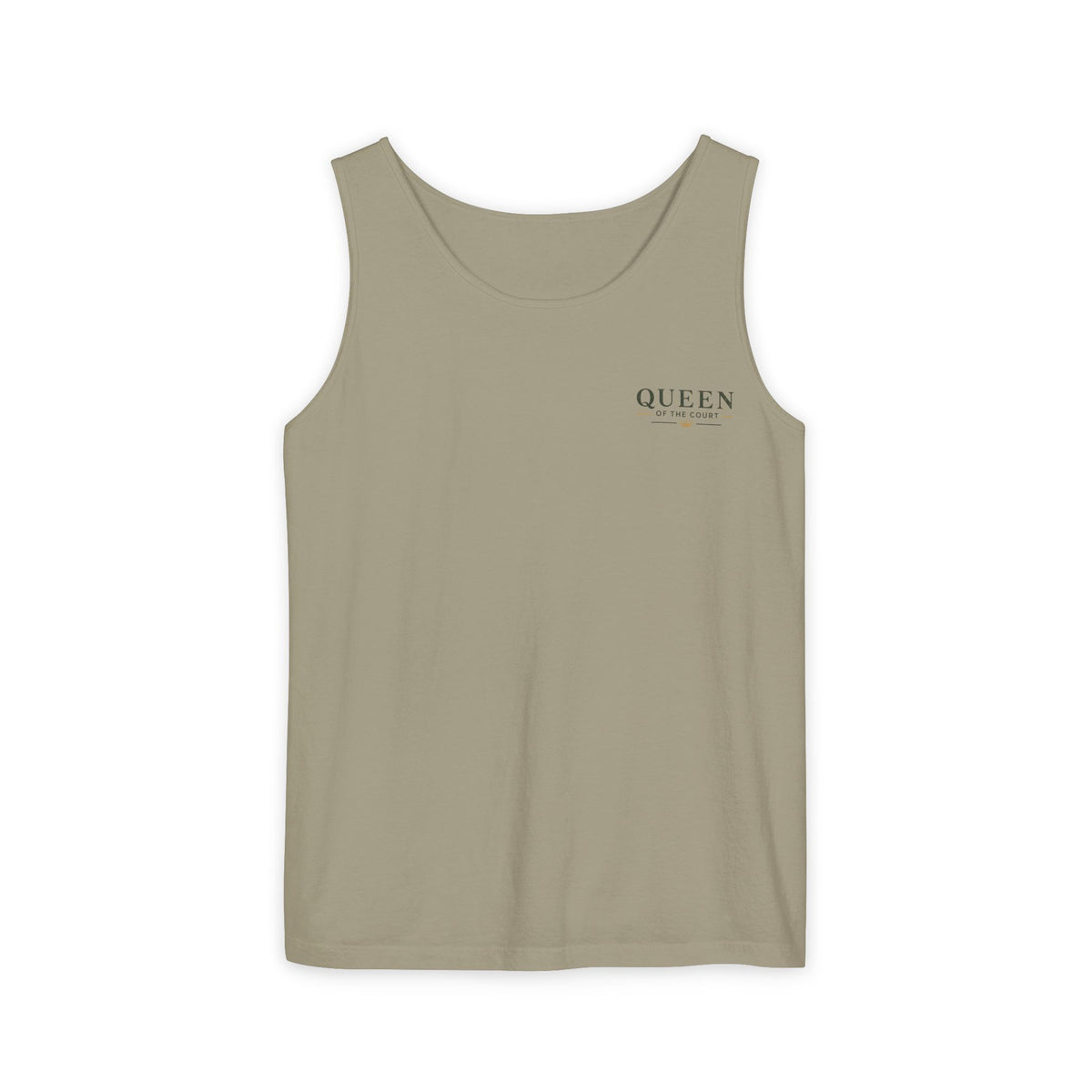 Pickleball - Queen of the Court - Vintage Playing Card - Tank Top — Graphic Tank