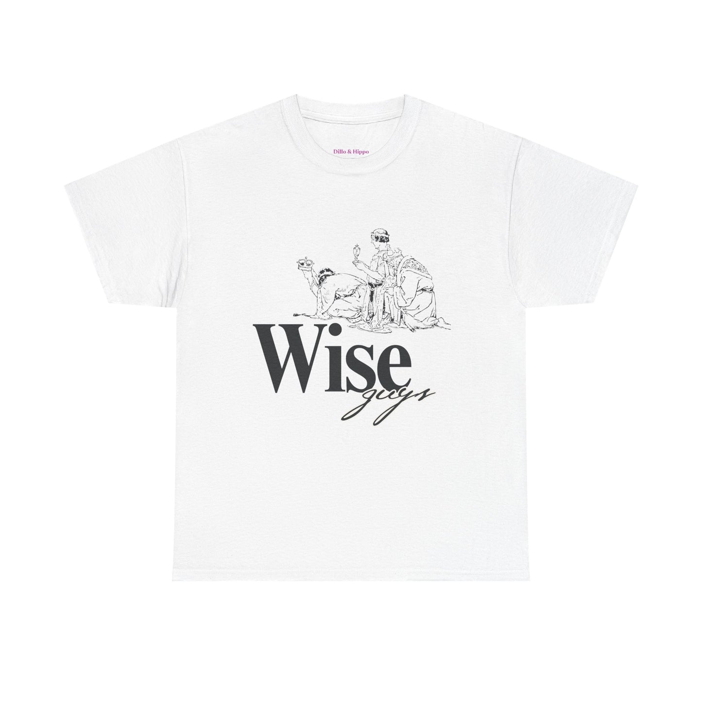 Wise Guys Unisex Heavy Cotton Tee - Stylish Graphic Tee for Casual Wear