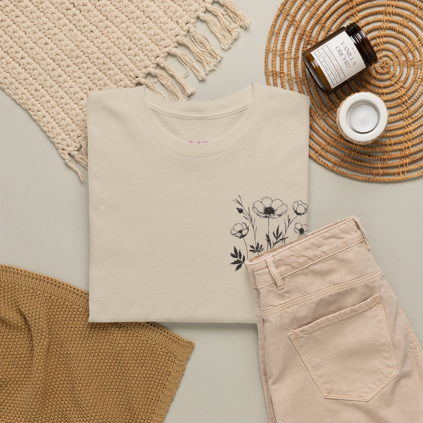 We're Rooting For You - Flowers // Unisex Heavy Cotton Tee - Perfect for Everyday Comfort