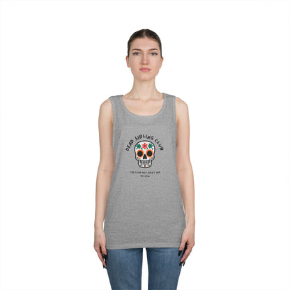 Dead Sibling Club Skull // Unisex Heavy Cotton Tank Top