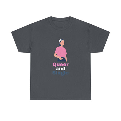 Queer and Single // Short Sleeve Tee