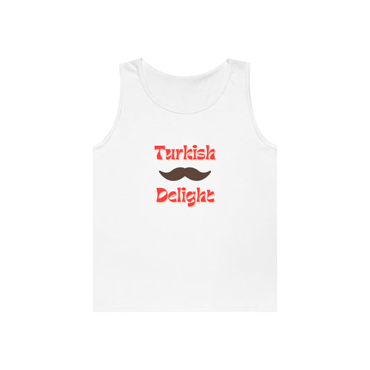 Turkish Delight // Unisex Heavy Cotton Tank Top - Fun & Cozy Summer Apparel