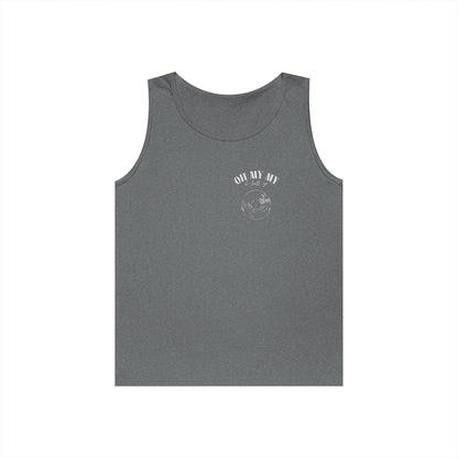 Oh My My - Pocket Placement Cool Vinyl Record // Unisex Heavy Cotton Tank Top - Graphic Tee