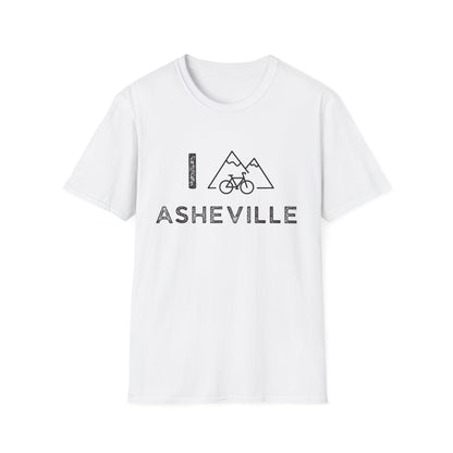 I (Mountain) Bike Asheville // Unisex Softstyle T-Shirt