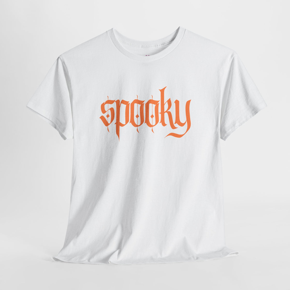 Spooky Unisex Heavy Cotton Tee, Halloween Shirt, Cute Fall T-Shirt, Casual Wear, Gift for Friends, Seasonal Apparel