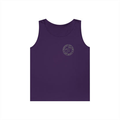Barefoot Lift Club // Bigfoot Founding Member // Double Sided Unisex Heavy Cotton Tank Top