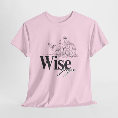 Wise Guys Unisex Heavy Cotton Tee - Stylish Graphic Tee for Casual Wear
