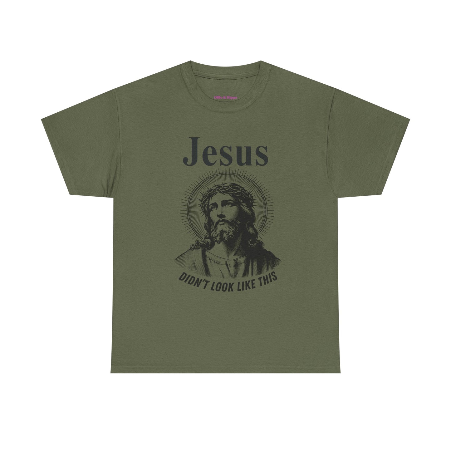 Religious Humor Unisex Heavy Cotton Tee - "Jesus Didn't Look Like This"